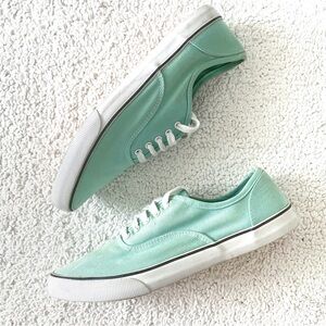 Mint Mossimo Supply Co Lace-Up Canvas Sneakers Casual Classic Tennis Shoes 10